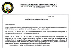 Boletin Vicepresidencia Técnica FMM